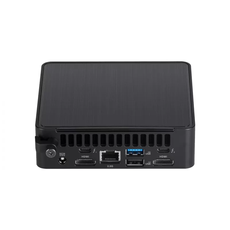 ASUS NUC 14 Pro RNUC14RVKV5068C2I Intel Core Ultra 5 135H 16 GB DDR5-SDRAM 512 GB SSD Windows 11 Pro UCFF Mini PC Melns
