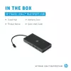 USB-C daudzportu centrmezgls HP Travel – HP 1C1Y5AA, USB-C savienotājs, HDMI 2.0, VGA, 1×RJ-45, 2×USB-A 3.2 Gen1, 2×USB 2.0, MicroSD lasītājs, Melns