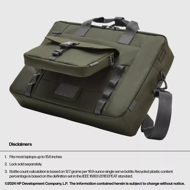 Messenger case HP 15.6-inch Modular Laptop Bag 39.6 cm 1.14 kg monohromatisks