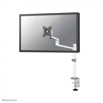 Neomounts DS60-425WH1 Monitora roka 17-27 collas - vietu taupoša, Clamp/Grommet, 8 kg, 43,2 cm (17 collas), 68,6 cm (27 collas), 100 x 100 mm, Balta