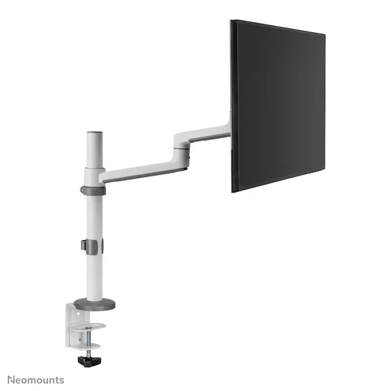 Neomounts DS60-425WH1 Monitora roka 17-27 collas - vietu taupoša, Clamp/Grommet, 8 kg, 43,2 cm (17 collas), 68,6 cm (27 collas), 100 x 100 mm, Balta