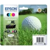 Epson Golf ball Multipack 4-krāsas 34XL DURABrite Ultra Ink, Augsta (XL) ražība, Melna, Ciāna, Fuksīna, Dzeltena, Pigmenta tinte, 16,3 ml, 10,8 ml, 1 gab.