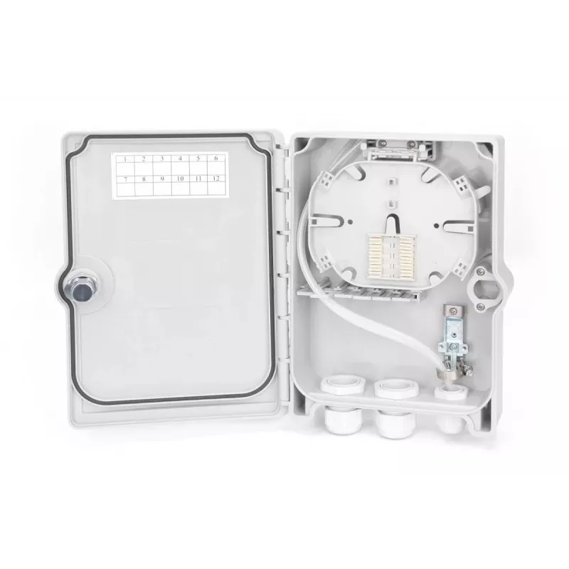 DIGITUS Outdoor FTTH Box for 6x SC/DX Adapter, IP65
