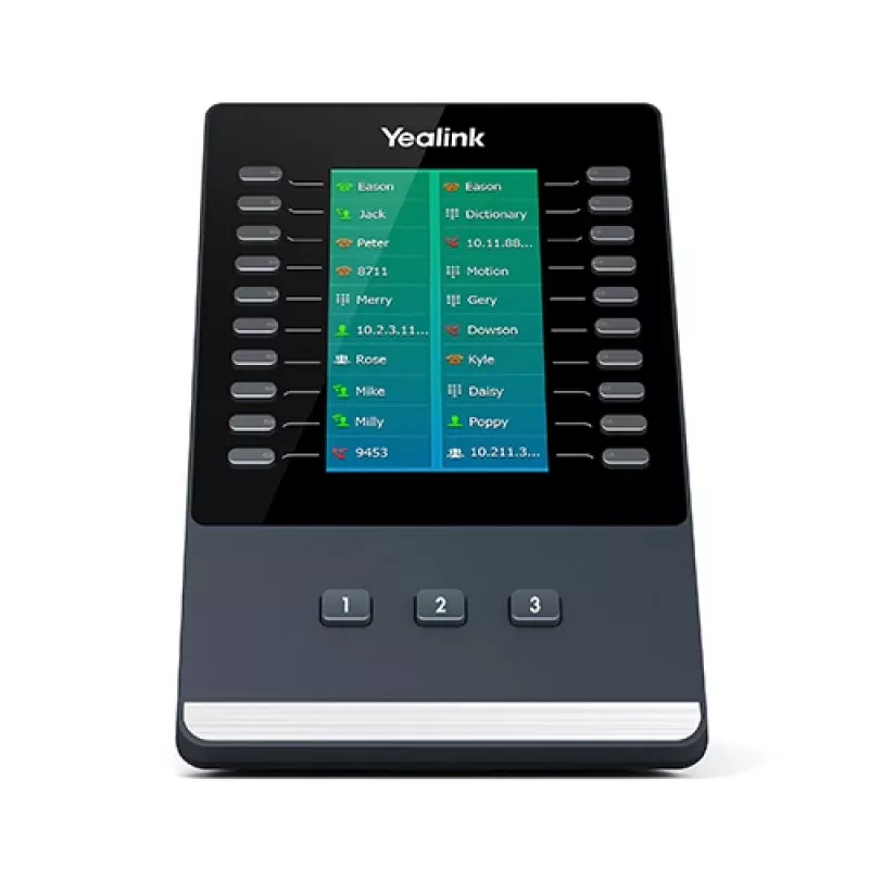 Yealink EXP50 IP paplašinājuma modulis melns, pelēks 23 pogas