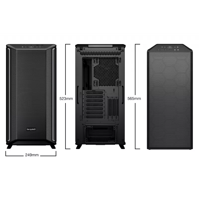 be quiet Dark Base 701 Melns Midi Tower