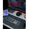 KeySonic KSK-8023BTRF (DE) tastatūra Universāla Bluetooth QWERTZ Antracīta, Melna