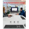 KeySonic KSK-8023BTRF (DE) tastatūra Universāla Bluetooth QWERTZ Antracīta, Melna