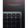 KeySonic KSK-8023BTRF (DE) tastatūra Universāla Bluetooth QWERTZ Antracīta, Melna