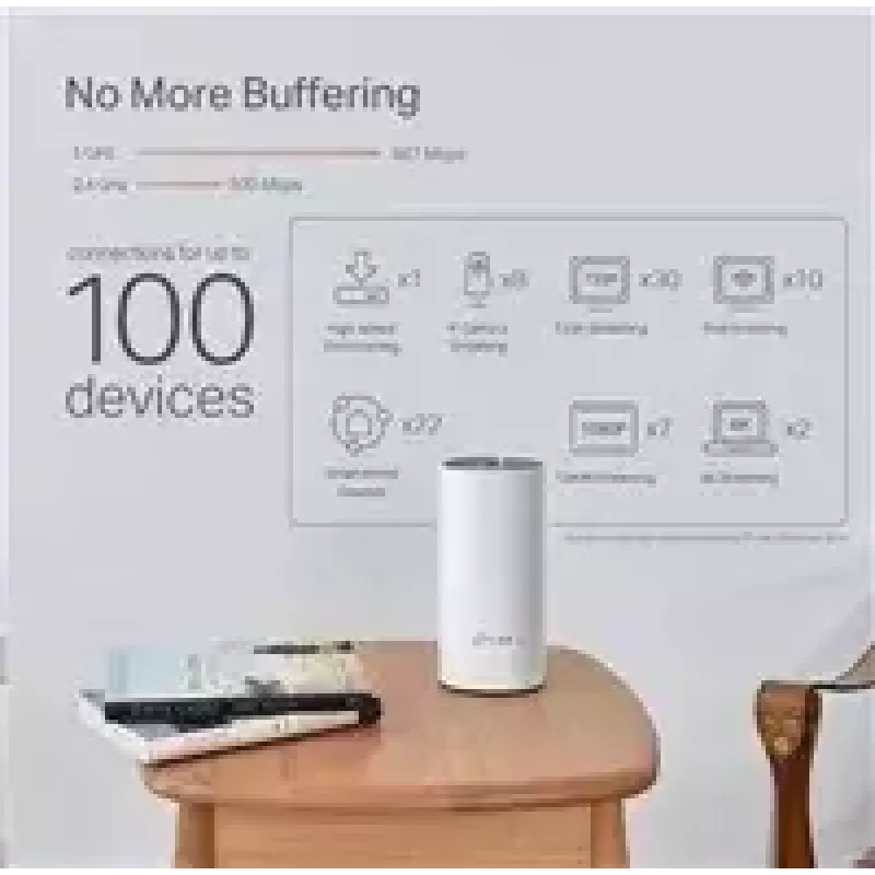 TP-Link AC1200 + AV1000 Viss mājas hibrīda tīkla Wi-Fi sistēma, 3 komplektā