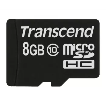 Flash Memory Transcend 8GB MicroSDHC Class 10 TS8GUSDC10