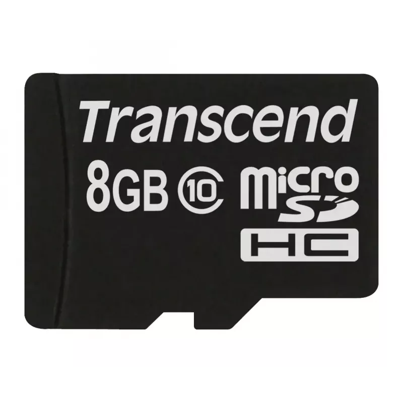 Flash Memory Transcend 8GB MicroSDHC Class 10 TS8GUSDC10