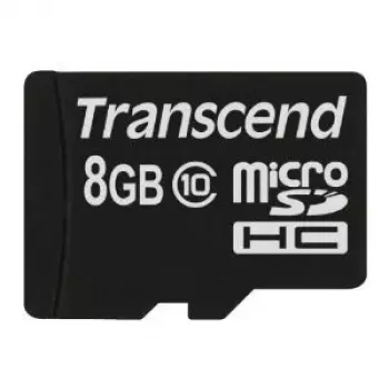 Flash Memory Transcend 8GB MicroSDHC Class 10 TS8GUSDC10