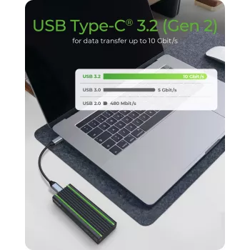 ICY BOX IB-1824ML-C31 SSD korpuss Melns M.2