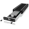 ICY BOX IB-1824ML-C31 SSD korpuss Melns M.2
