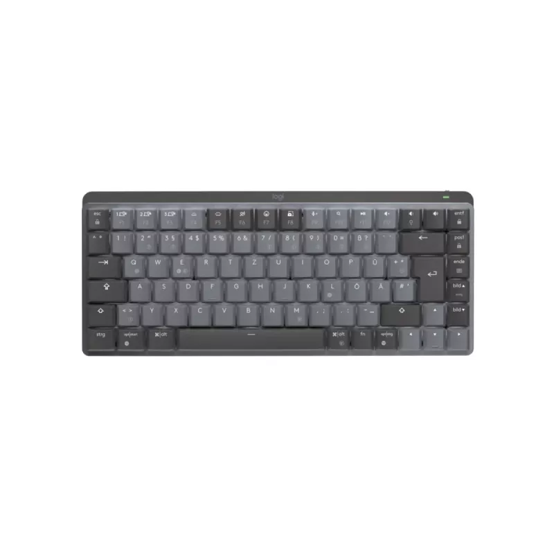 LOGITECH Mx Mechanical Mini Minimalist Wireless Illuminated Keyboard - Graphite Linear Qwertz Deutsch
