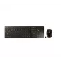 CHERRY DW 9100 SLIM tastatūra un pele komplektā Universāls RF bezvadu + Bluetooth QWERTZ Šveices Melns