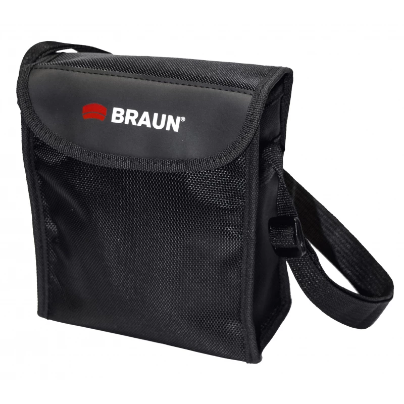 Braun Compagno 8 x 34 WP binoklis BAK-4 Jumta melns