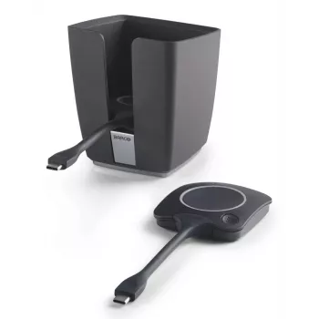 Barco paliktnis 2 x USB-C pogas Melns Vadu Galda savienojamība