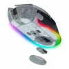 Spēļu pele Razer Basilisk V3 Pro 35K Phantom balta Edition — spēļu virsma optimizēta optiskajām un lāzera pelēm