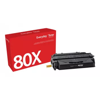 Everyday™ melnais toneris no Xerox, saderīgs ar HP 80X (CF280X), augstas ietilpības
