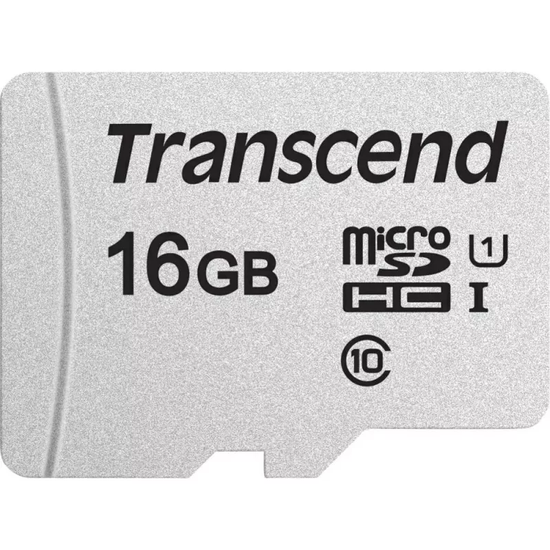 TRANSCEND Micro Sdhc karte 300s 16GB Uhs-i U1 ar adapteri