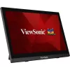 Viewsonic TD1630-3 datora monitors 39,6 cm (15,6 collu) 1366 x 768 pikseļi HD LCD skārienekrāns Multi-user Melns