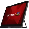 Viewsonic TD1630-3 datora monitors 39,6 cm (15,6 collu) 1366 x 768 pikseļi HD LCD skārienekrāns Multi-user Melns