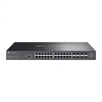 TP-Link Omada 24-Portu 10GBASE-T L2+ pārvaldāms slēdzis ar 8 10GE SFP+ slotiem