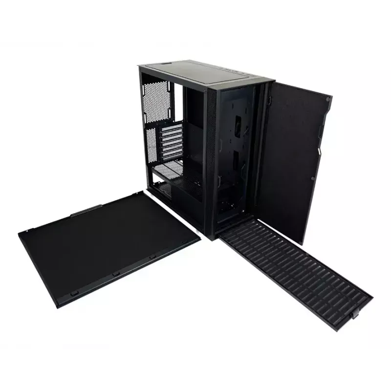 PC korpuss LC-Power LC-8000B-ON Midi Tornis Melns