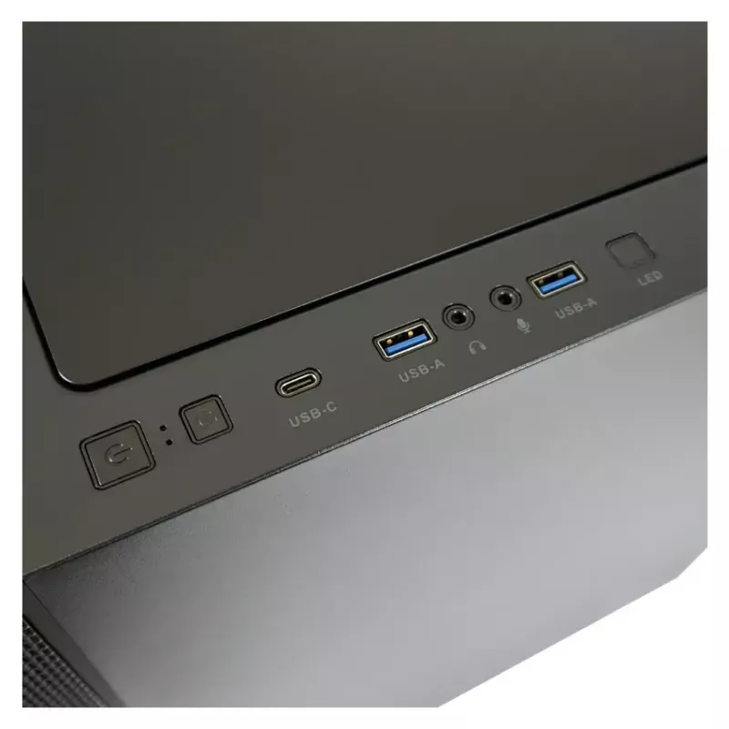 PC korpuss LC-Power LC-8000B-ON Midi Tornis Melns