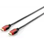 Equip HDMI 2.0 kabelis, Dual Color, 2m, 28AWG, 2 m, HDMI Type A (Standard), HDMI Type A (Standard), 3D, 10.2 Gbit/s, melna, sarkana