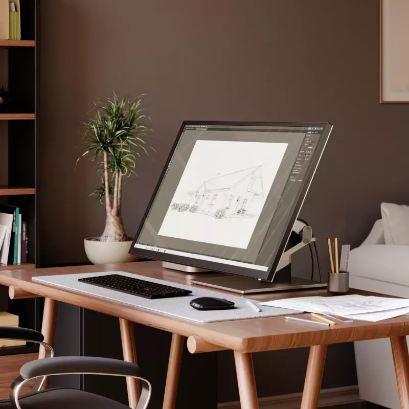 ALOGIC galda monitors - Clarity Max Touch - 32 collu skārienekrāns - 3840x2160 (4K UHD) ar USB-C barošanas padevi un tīmekļa kameru