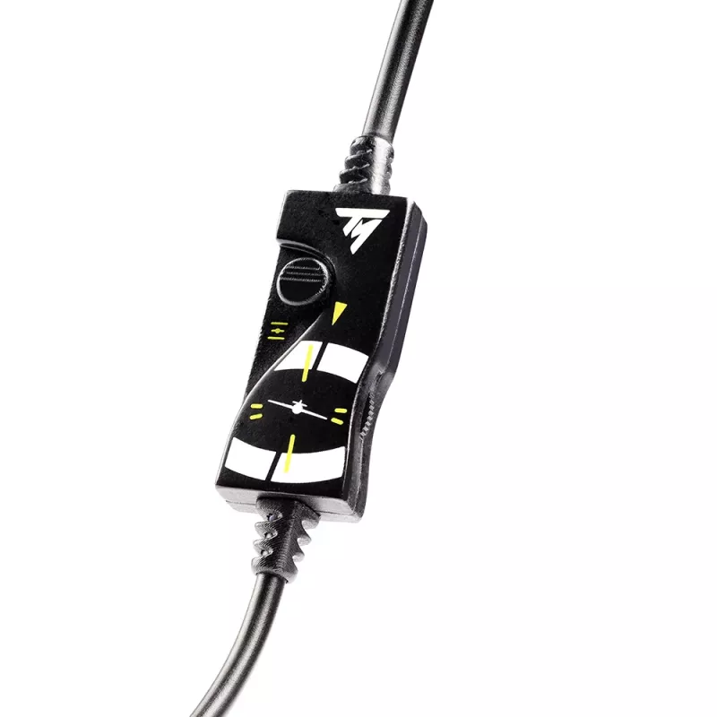 Thrustmaster T.Flight U.S. Air Force austiņas ar vadu galvas lente Aviācija/Gaisa satiksmes vadība Melns, Pelēks