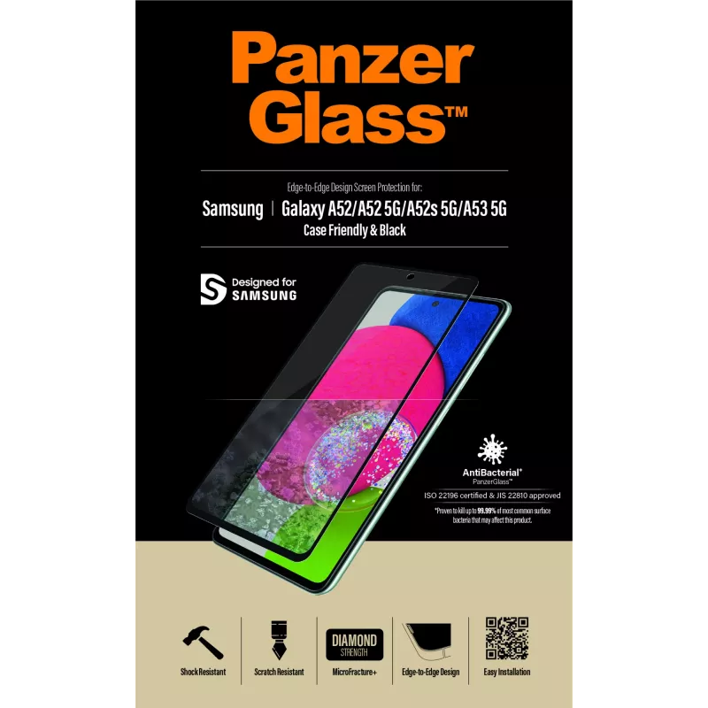 PanzerGlass ® Ekrāna aizsargs Samsung Galaxy A52 | A52 5G | A52s 5G | A53 5G