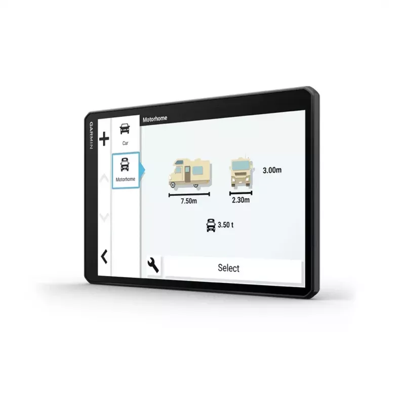 Navigators Garmin Camper 1095 Melns