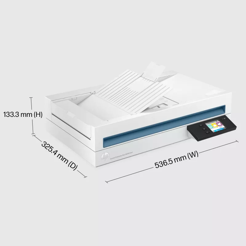 HP Scanjet Enterprise Flow N6600 fnw1 plakanvirsmas un ADF skeneris 1200 x 1200 DPI A4 Balts