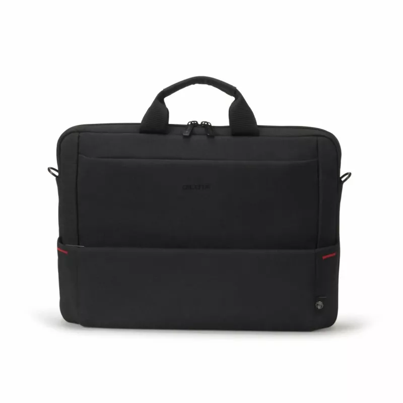 DICOTA Eco plāns Case Plus Base - 13-15.6 inch piezīmjdatora somiņa - melna / 300d pārstrādāts PET poliesters