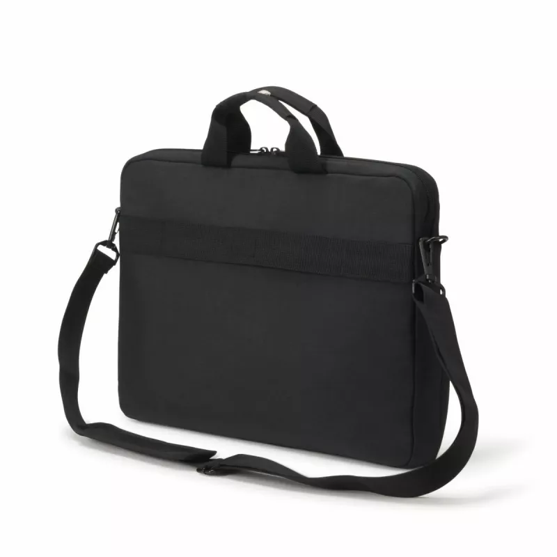 DICOTA Eco plāns Case Plus Base - 13-15.6 inch piezīmjdatora somiņa - melna / 300d pārstrādāts PET poliesters