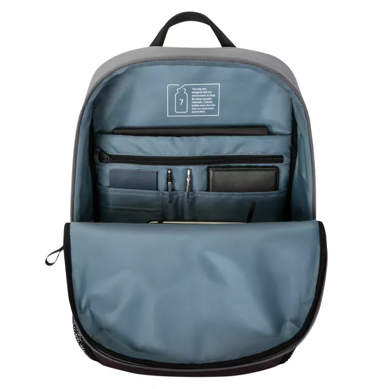 Targus Sagano 39,6 cm (15,6 collas) mugursoma, melna, pelēka