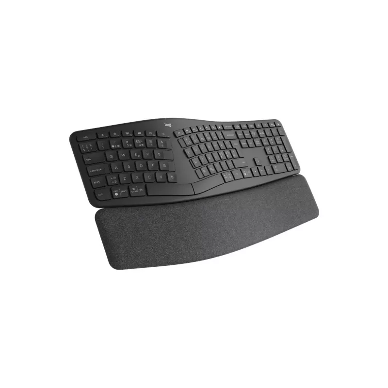 LOGITECH Ergo K860 - bezvadu dalītā tastatūra, grafīta krāsā, Azerty, franču