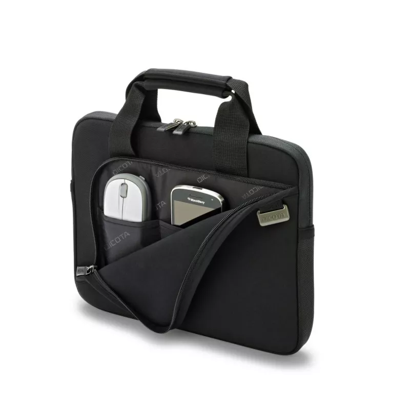 DICOTA Smart Skin - 13-13.3 collu piezīmjdatora uzmava - Melna / Neoprēns ar 100% pārstrādātu virsmas audumu