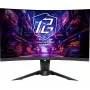 ASROCK Gaming Monitor - Pg27qrt2a - 27in - 2560 X 1440 Qhd - Izliekts 180Hz - Melns