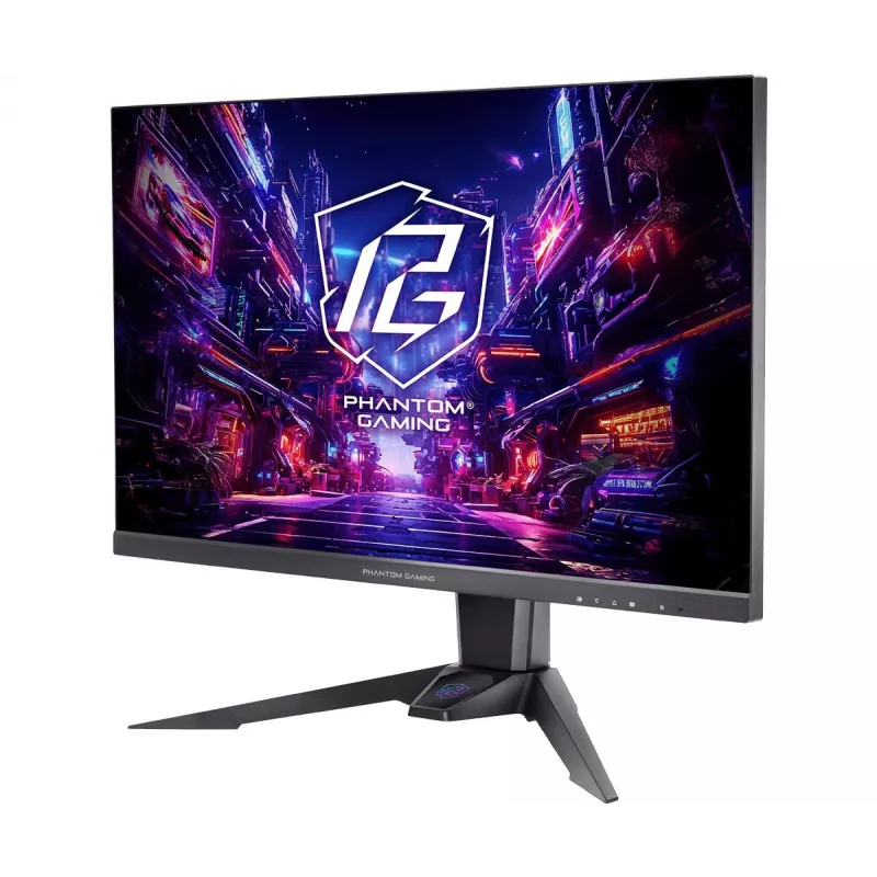 ASROCK Gaming Monitor - Pg27qft2a - 27in - 2560 X 1440 Qhd - Flat 180hz - Melns