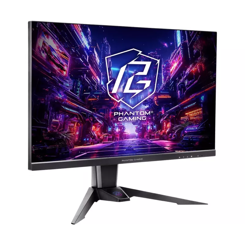 ASROCK Gaming Monitor - Pg27qft2a - 27in - 2560 X 1440 Qhd - Flat 180hz - Melns