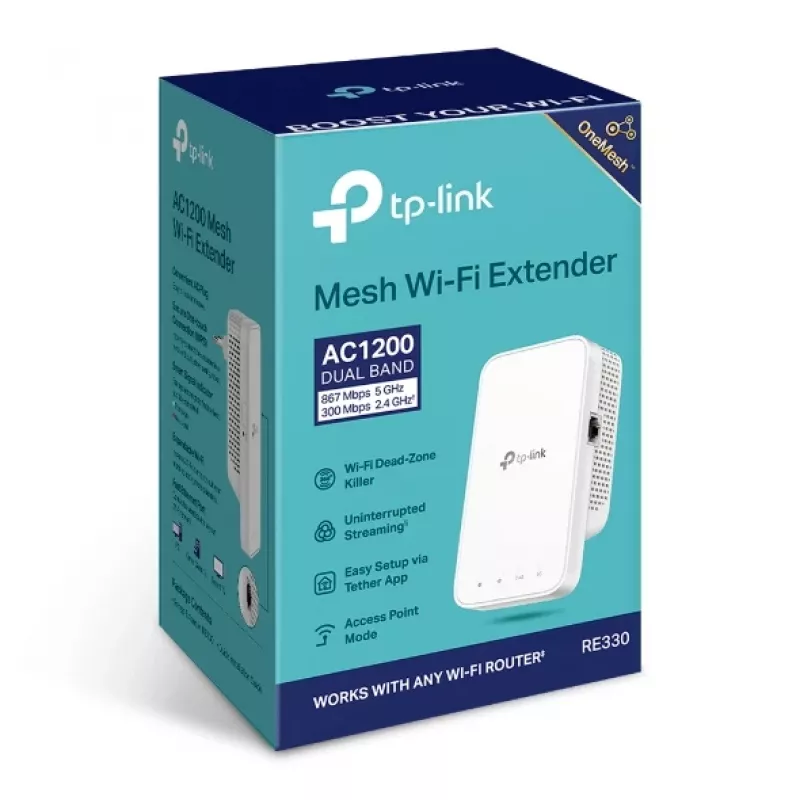 TP-Link RE335 Tīkla atkārtotājs 867 Mbit/s Balts