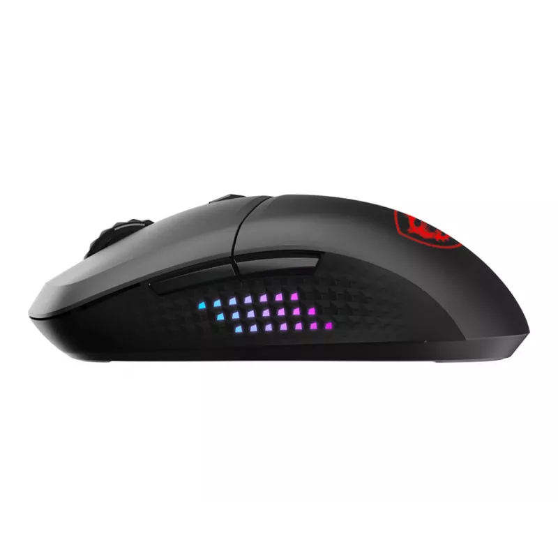 MSI VERSA 300 ELITE WIRELESS pele Gaming Labā roka RF bezvadu + Bluetooth + USB Type-C optiskā 26000 DPI