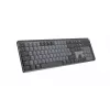 LOGITECH MX Mechanical bezvadu apgaismota veiktspējas tastatūra - Graphite US International Qwerty Tactile Quiet