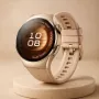Viedpulkstenis HUAWEI WATCH 5 — 42 mm nerūsējošais tērauds, 1,38 collas (3,51 cm) AMOLED, GPS, 540 mAh, bēšs