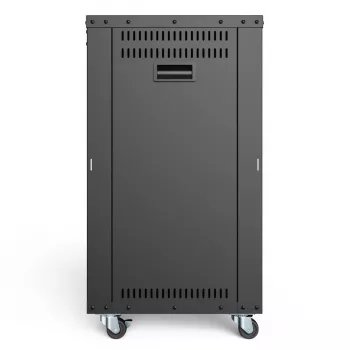 DIGITUS 16U AVS statīvs 780x507x460 mm vītņoti montāžas caurumi ritentiņi melns