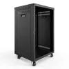 DIGITUS 16U AVS statīvs 780x507x460 mm vītņoti montāžas caurumi ritentiņi melns